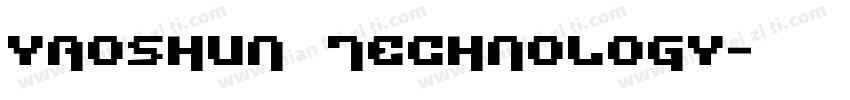 YAOSHUN TECHNOLOGY字体转换